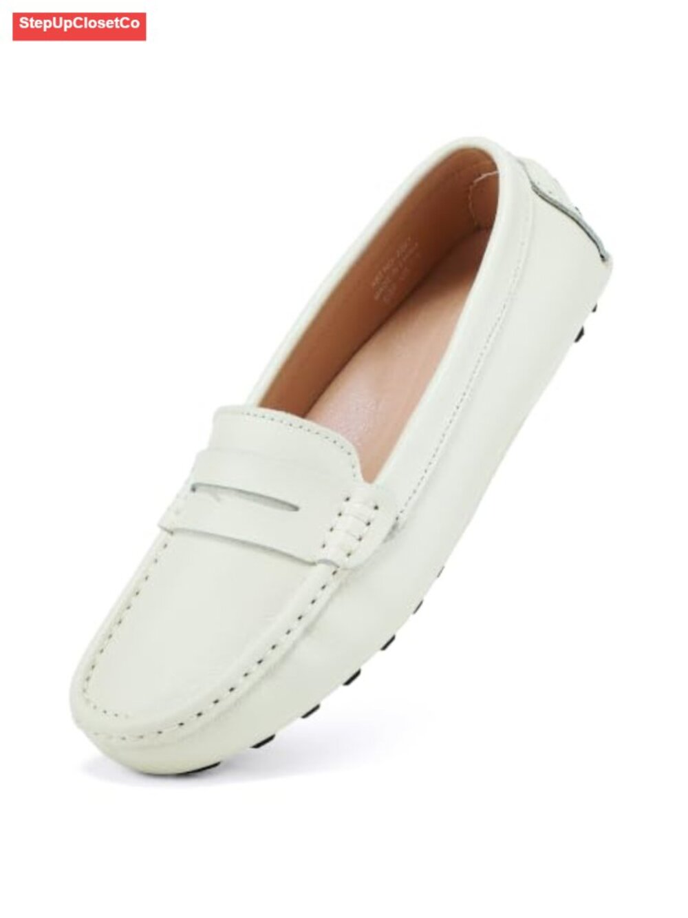 Women's Genuine Leather Penny Loafers Classic Driving Mocc Slip On Comfort Shoes